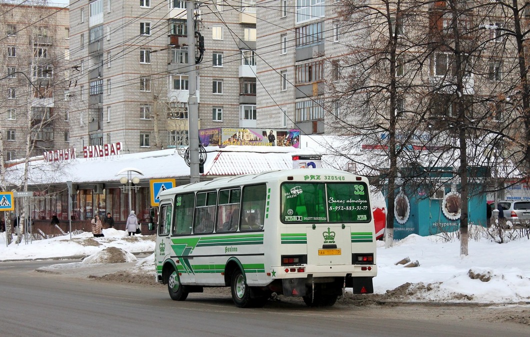 Томская область, ПАЗ-32054 № АА 102 70