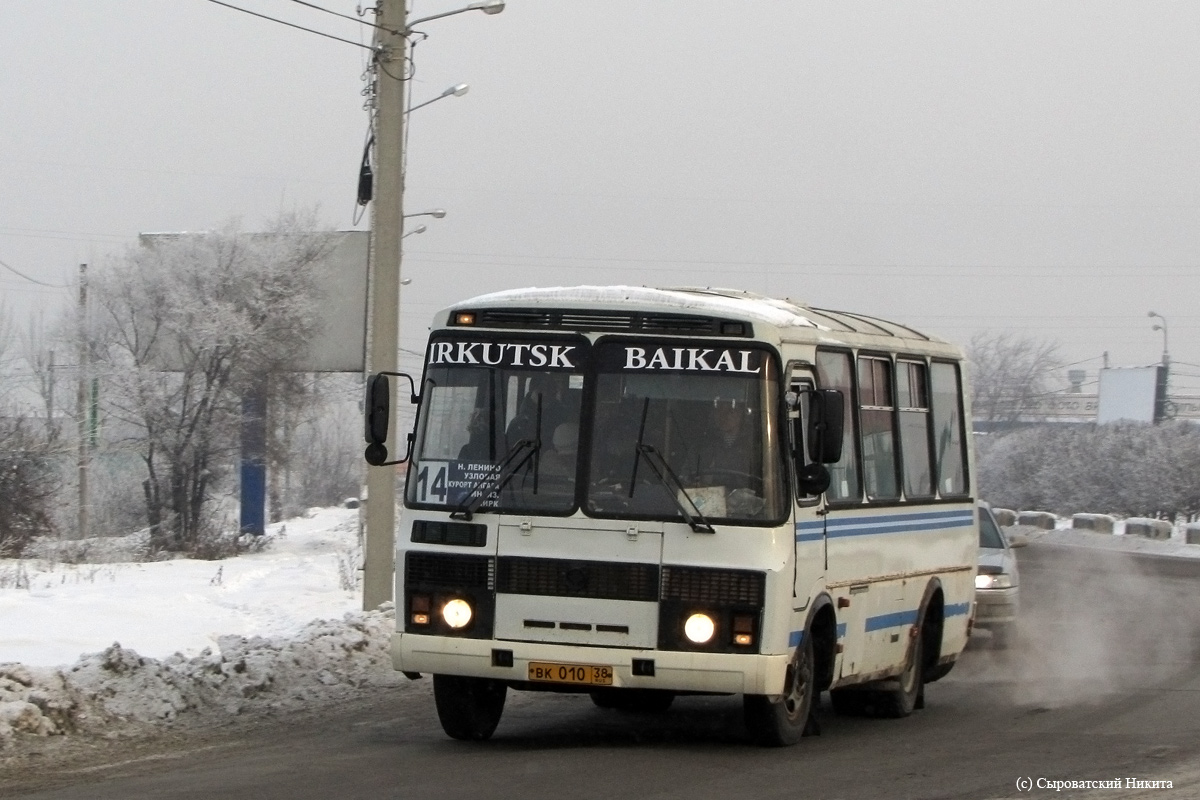 Иркутская область, ПАЗ-32054 № ВК 010 38