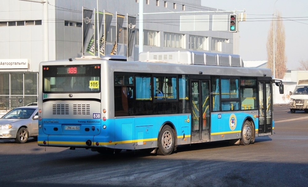 Алматы, Yutong ZK6118HGA № 838