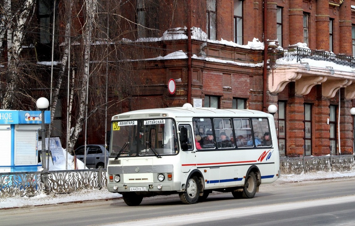 Томская область, ПАЗ-32054 № Е 443 РЕ 70