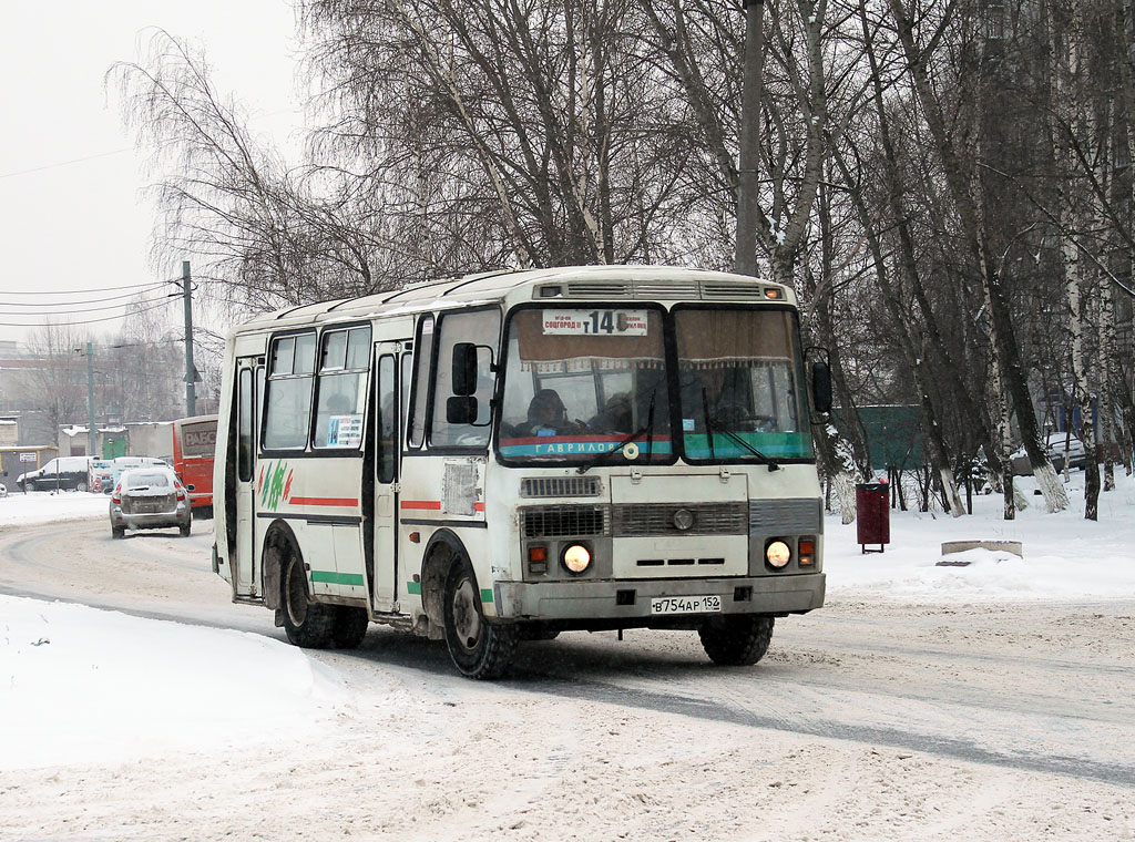 Нижегородская область, ПАЗ-32054 № В 754 АР 152