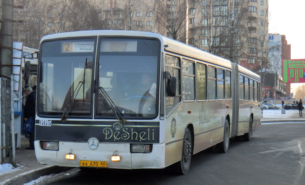 Псковская область, Mercedes-Benz O345G № 665