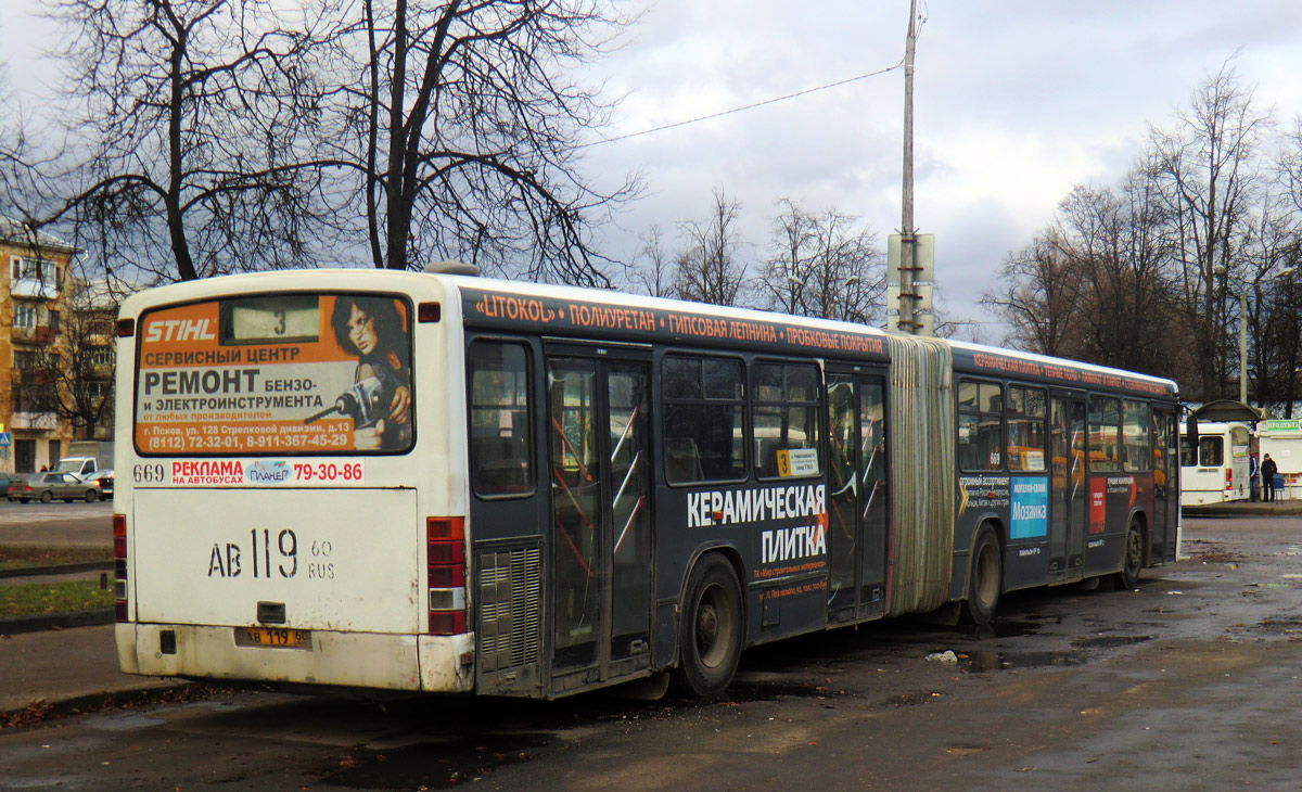 Псковская область, Mercedes-Benz O345G № 669