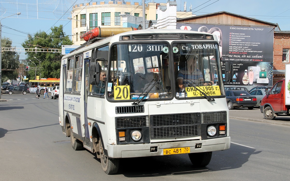 Томская область, ПАЗ-32054 № ВС 481 70