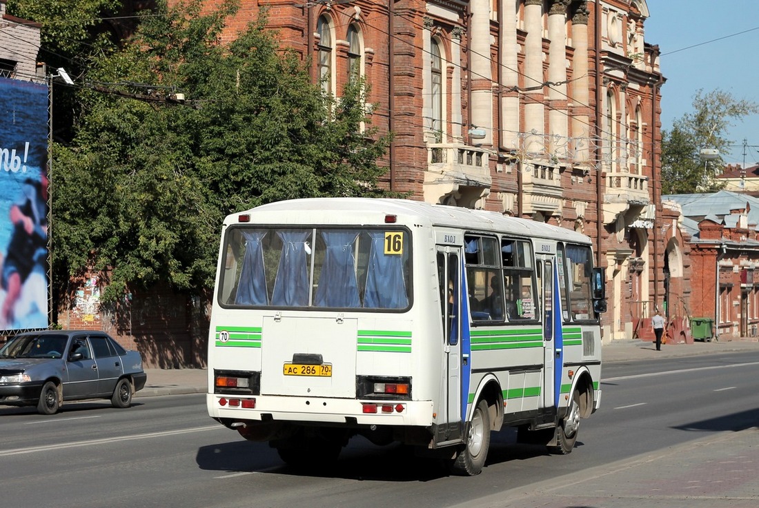 Томская область, ПАЗ-32051-110 № АС 286 70