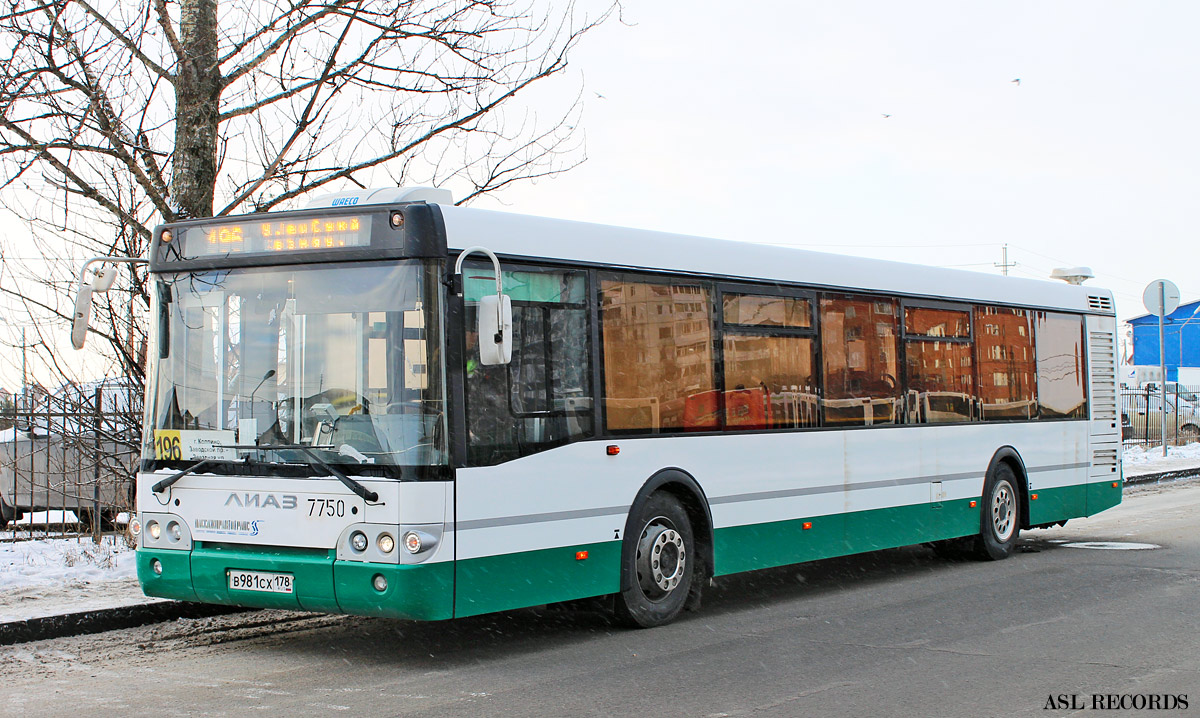 Sankt Petersburg, LiAZ-5292.60 Nr 7750