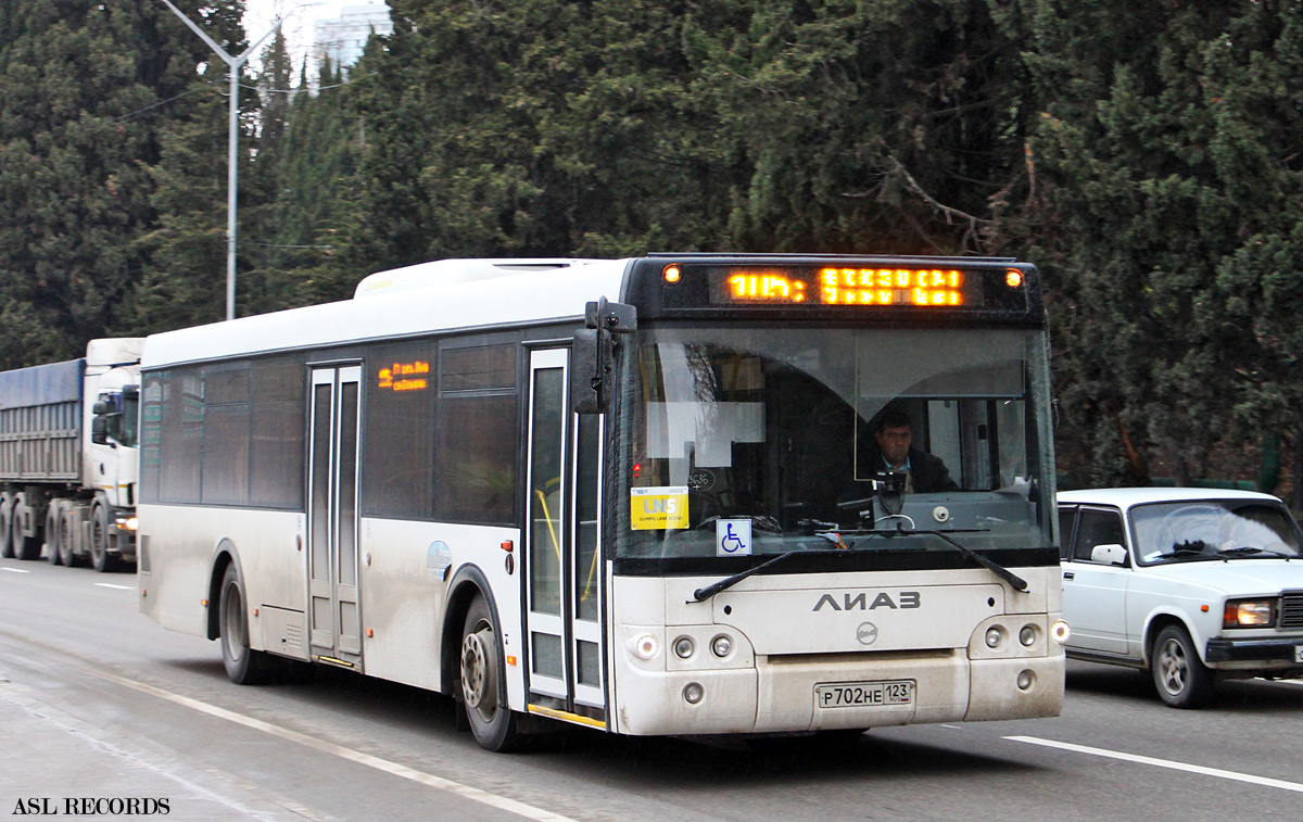 Krasnodar region, LiAZ-5292.22 (2-2-0) č. Р 702 НЕ 123 — Foto — Autobusová  doprava