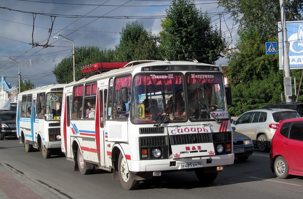 Томская область, ПАЗ-32051-110 № Р 485 АМ 70