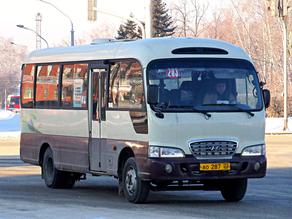 Алтайский край, Hyundai County Super № АО 287 22