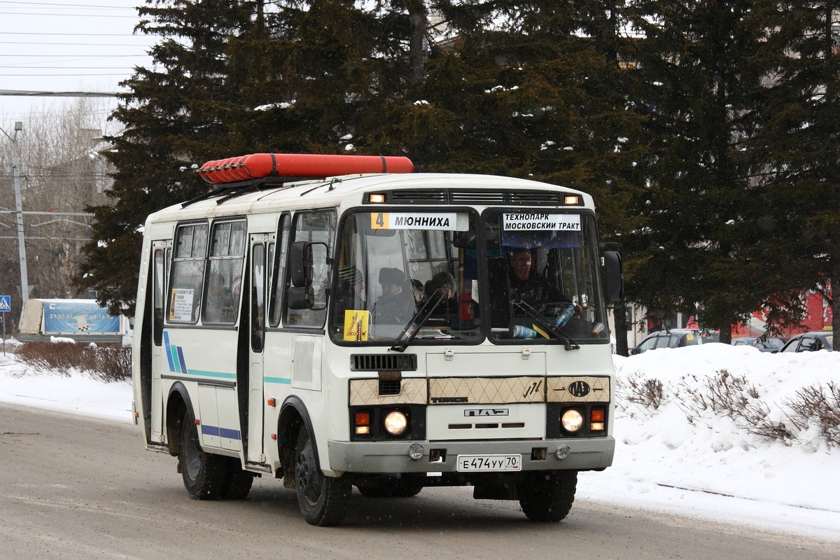 Томская область, ПАЗ-32054 № Е 474 УУ 70