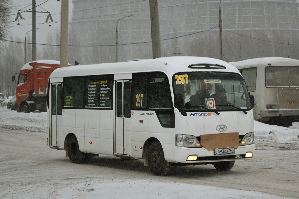 297 автобус остановки. 297 Маршрут Самара. Автобус Хендай Каунти Кузбасс. Автобус 297. 297 Автобус Москва.