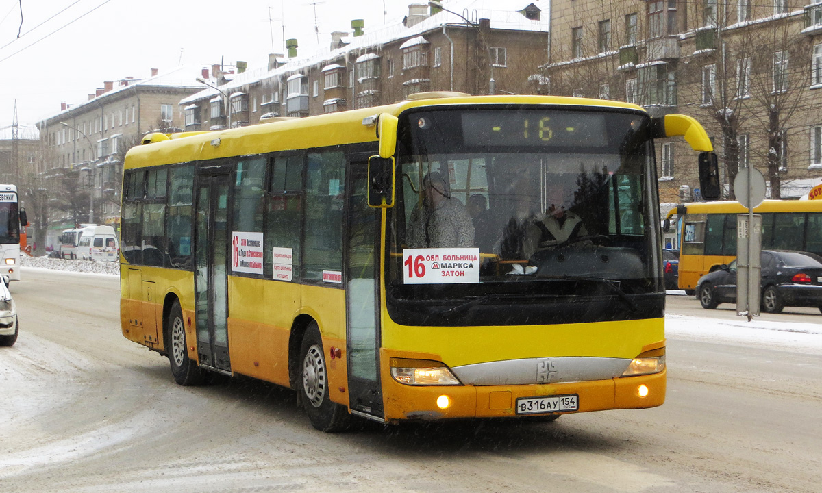 Новосибирская область, Zhong Tong LCK6103G-2 № В 316 АУ 154