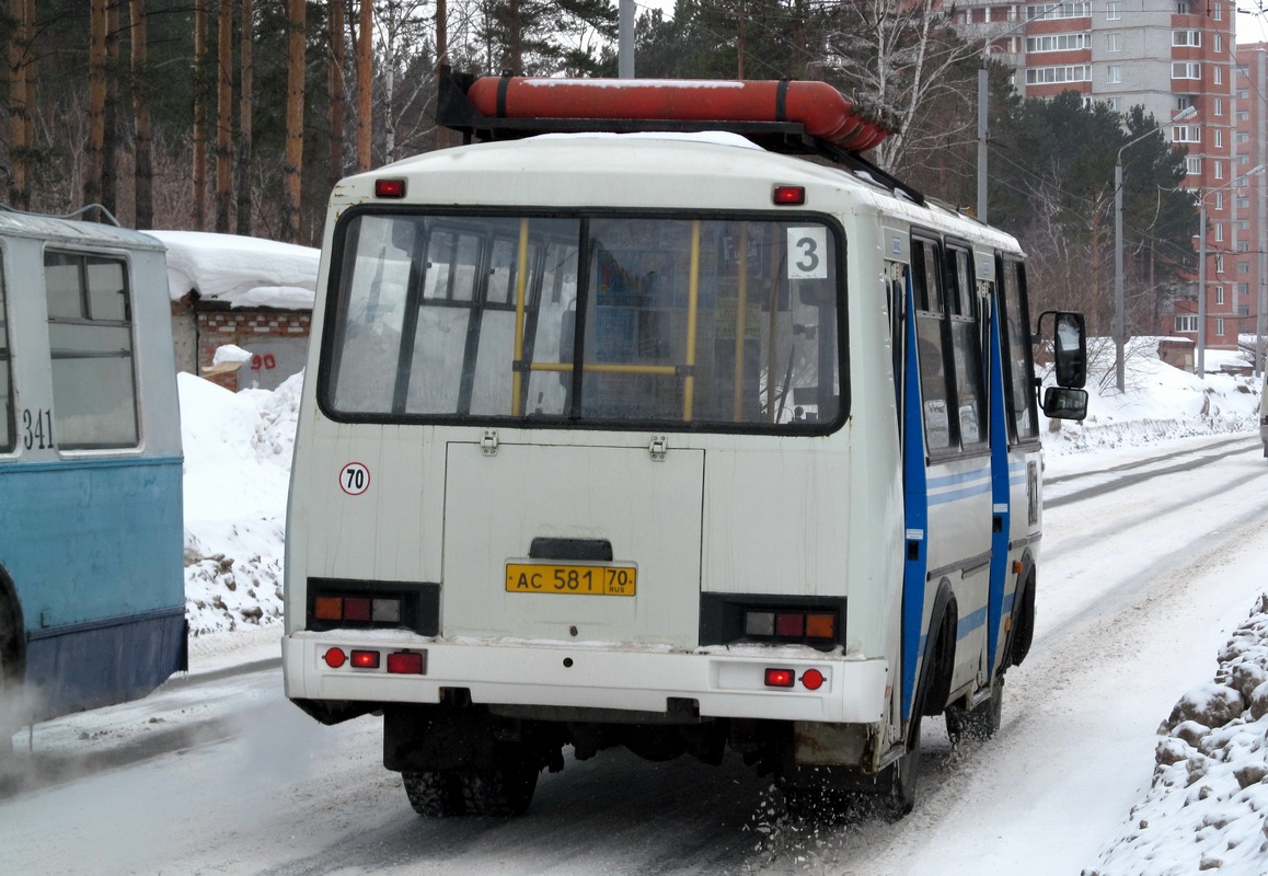 Томская область, ПАЗ-32054 № АС 581 70