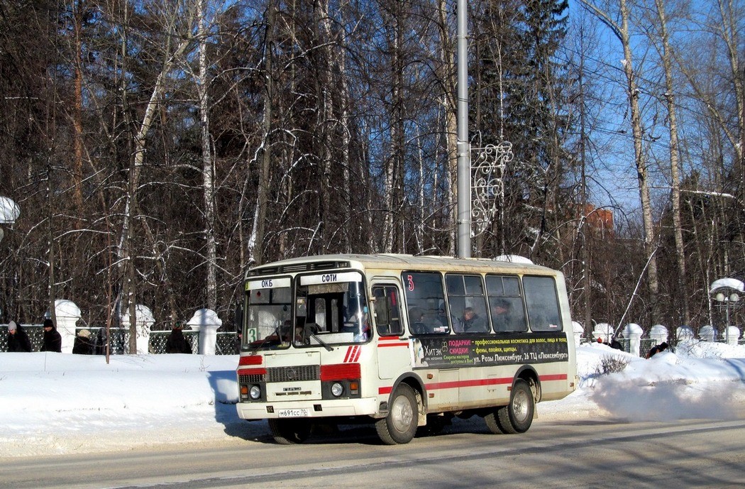 Томская область, ПАЗ-32051-110 № М 691 СС 70
