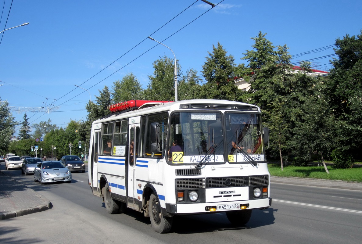 Томская область, ПАЗ-32054 № Е 451 ХВ 70