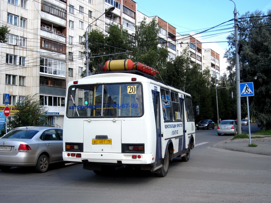 Obwód tomski, PAZ-32054 Nr ВС 481 70