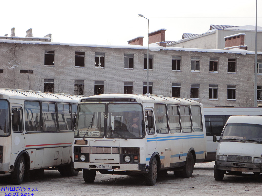 Нижегородская область, ПАЗ-32053 № Е 472 СЕ 152