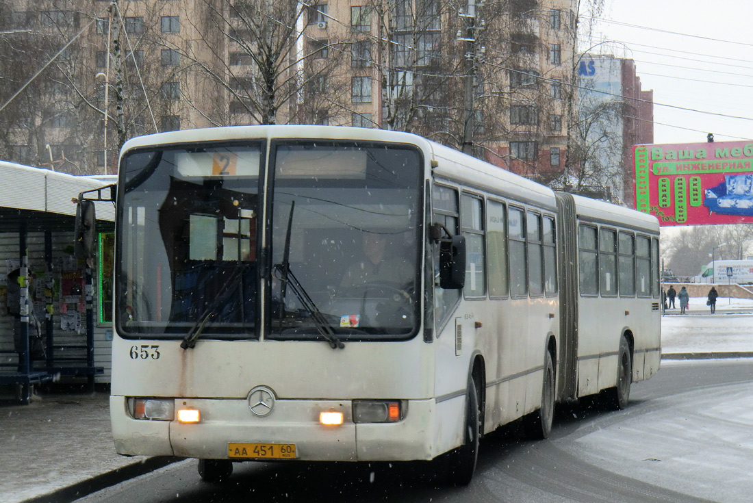 Псковская область, Mercedes-Benz O345G № 653