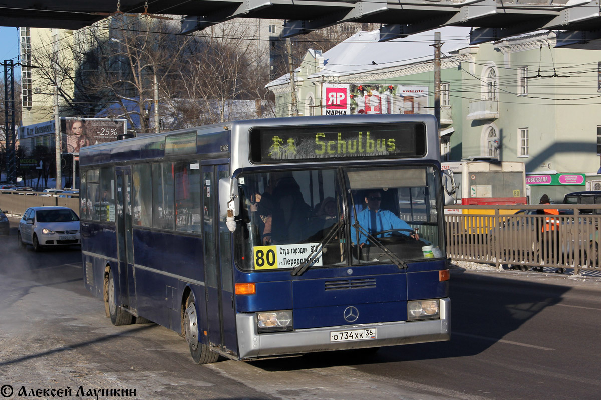 Воронежская область, Mercedes-Benz O405 № О 734 ХК 36