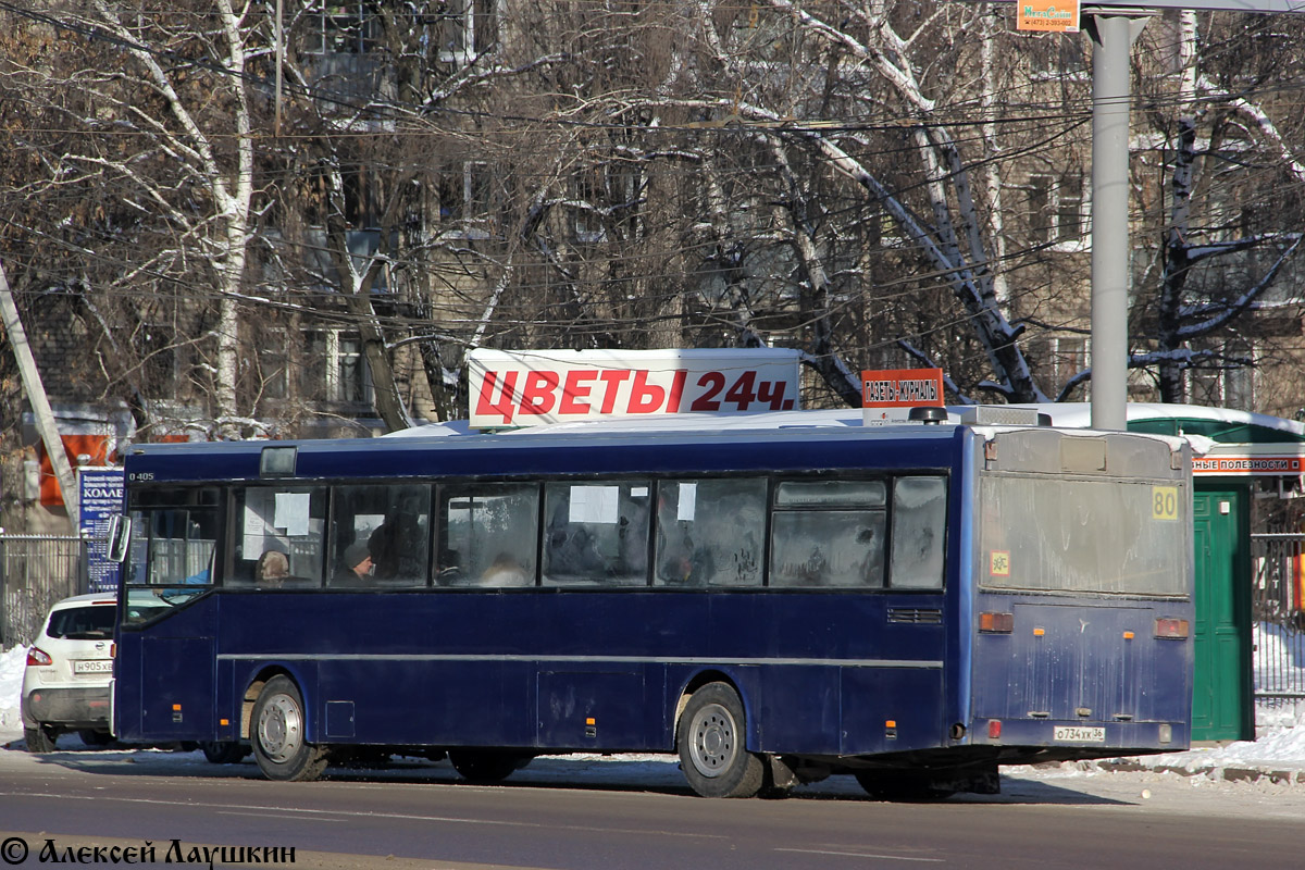 Воронежская область, Mercedes-Benz O405 № О 734 ХК 36