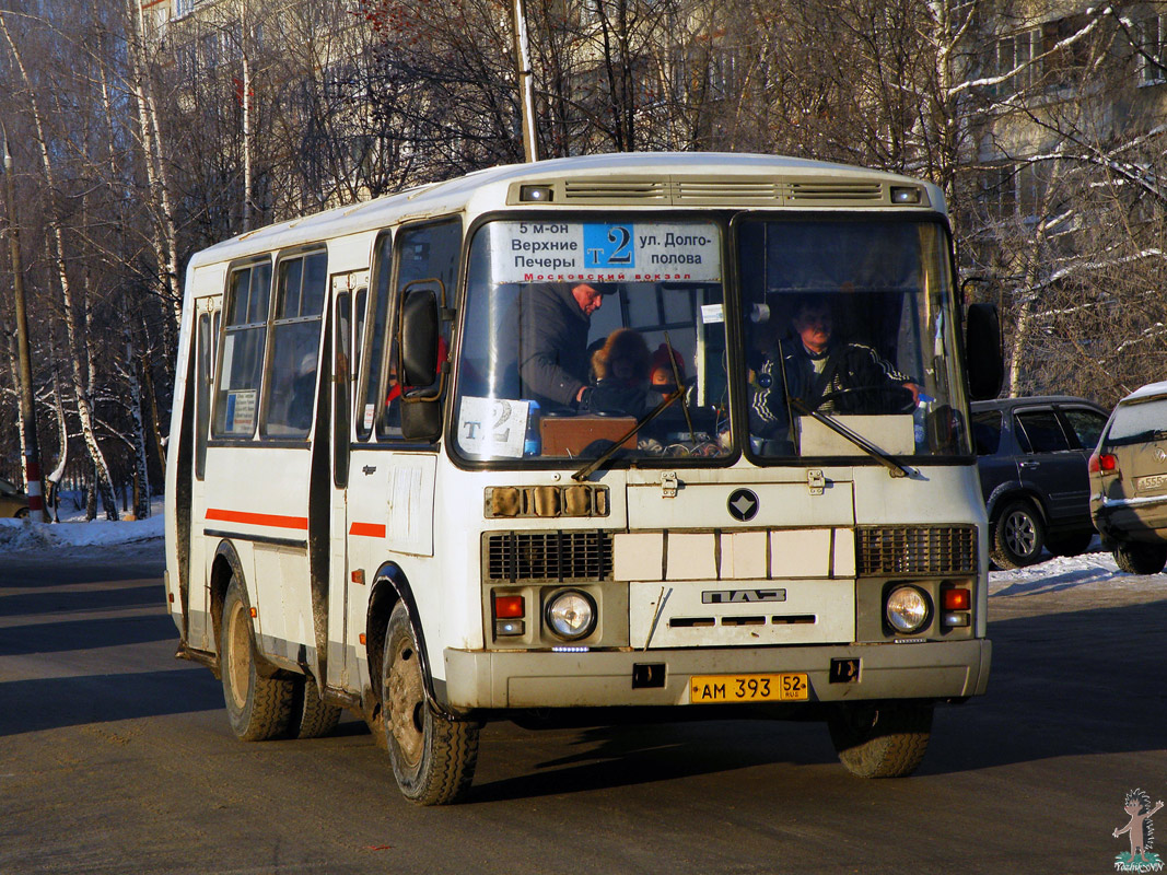 Нижегородская область, ПАЗ-32054 № АМ 393 52