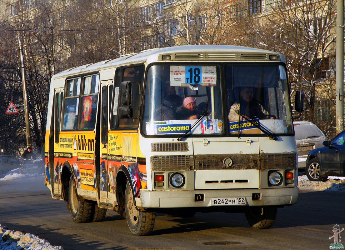 Нижегородская область, ПАЗ-32054 № В 242 РН 152