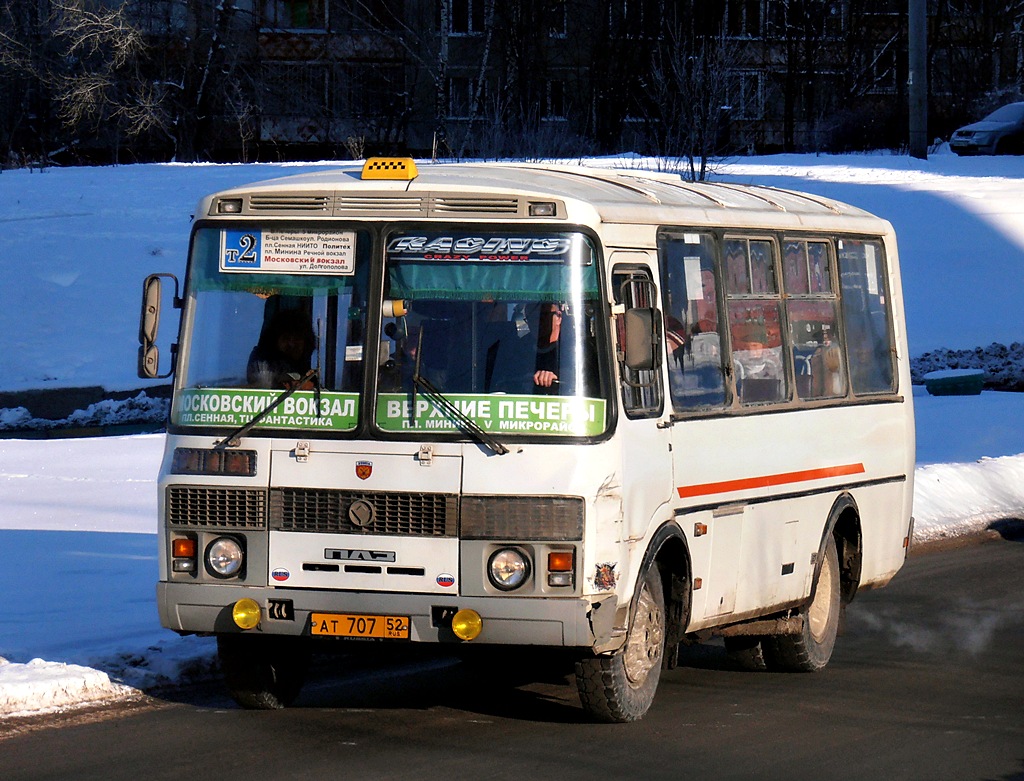 Нижегородская область, ПАЗ-32054 № АТ 707 52