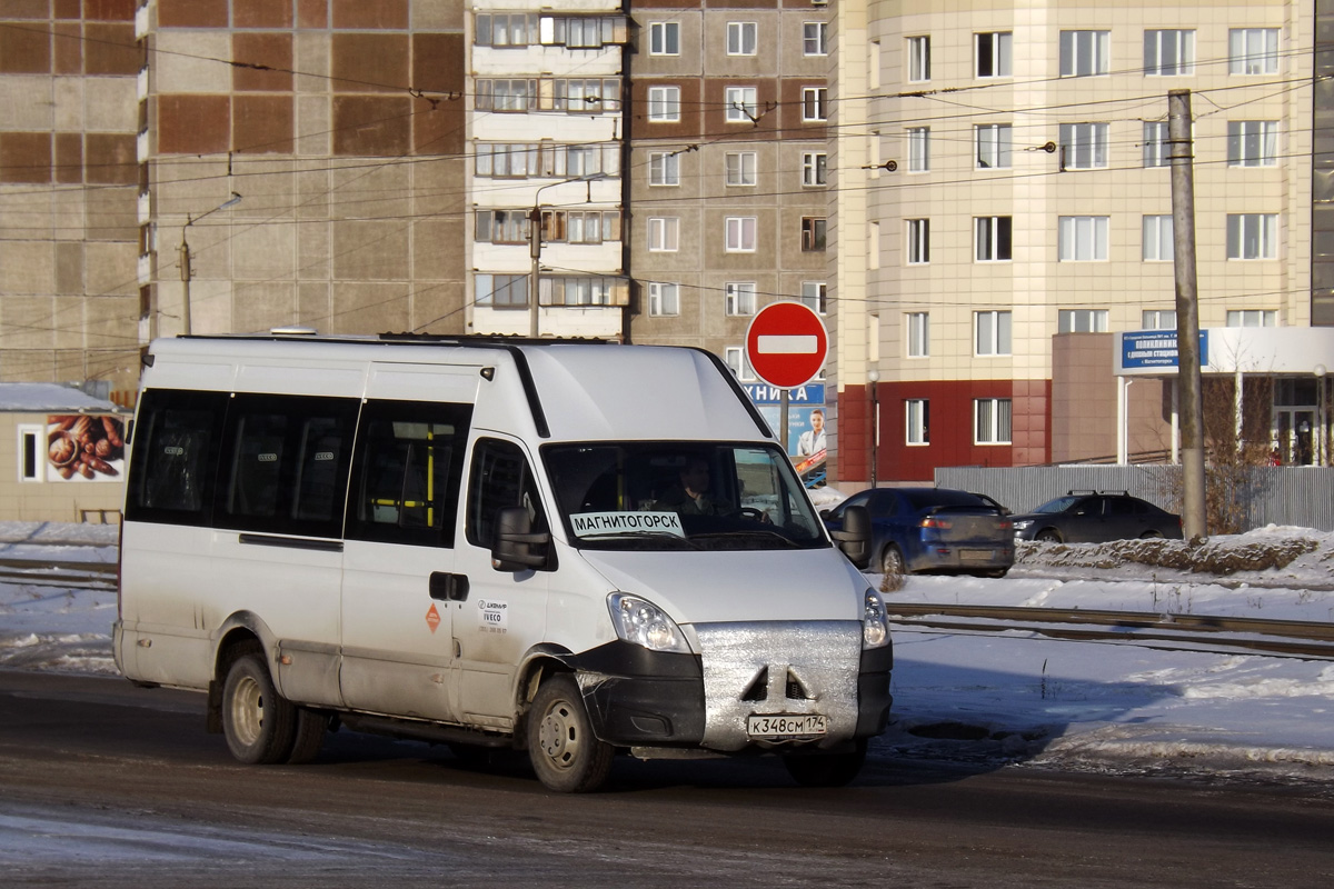 Челябинская область, Нижегородец-2227UR (IVECO Daily) № К 348 СМ 174