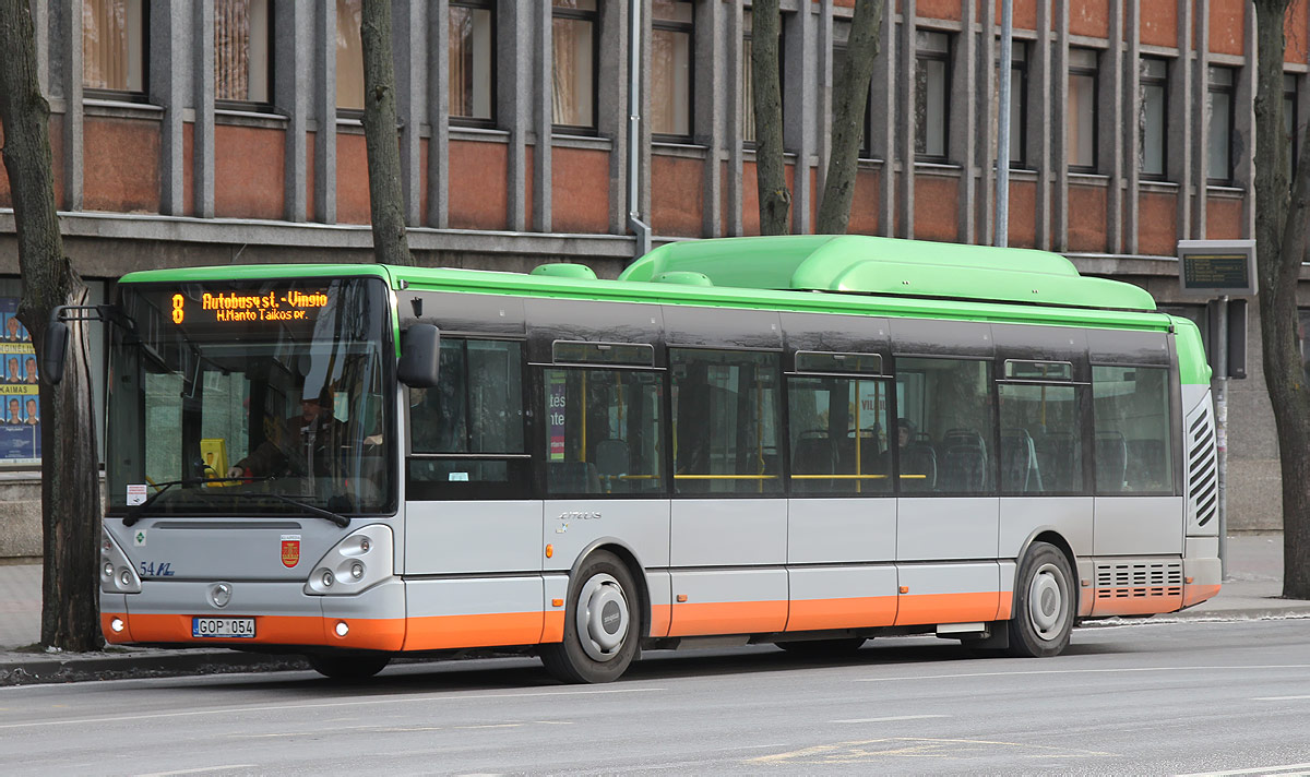 Литва, Irisbus Citelis 12M CNG № 54