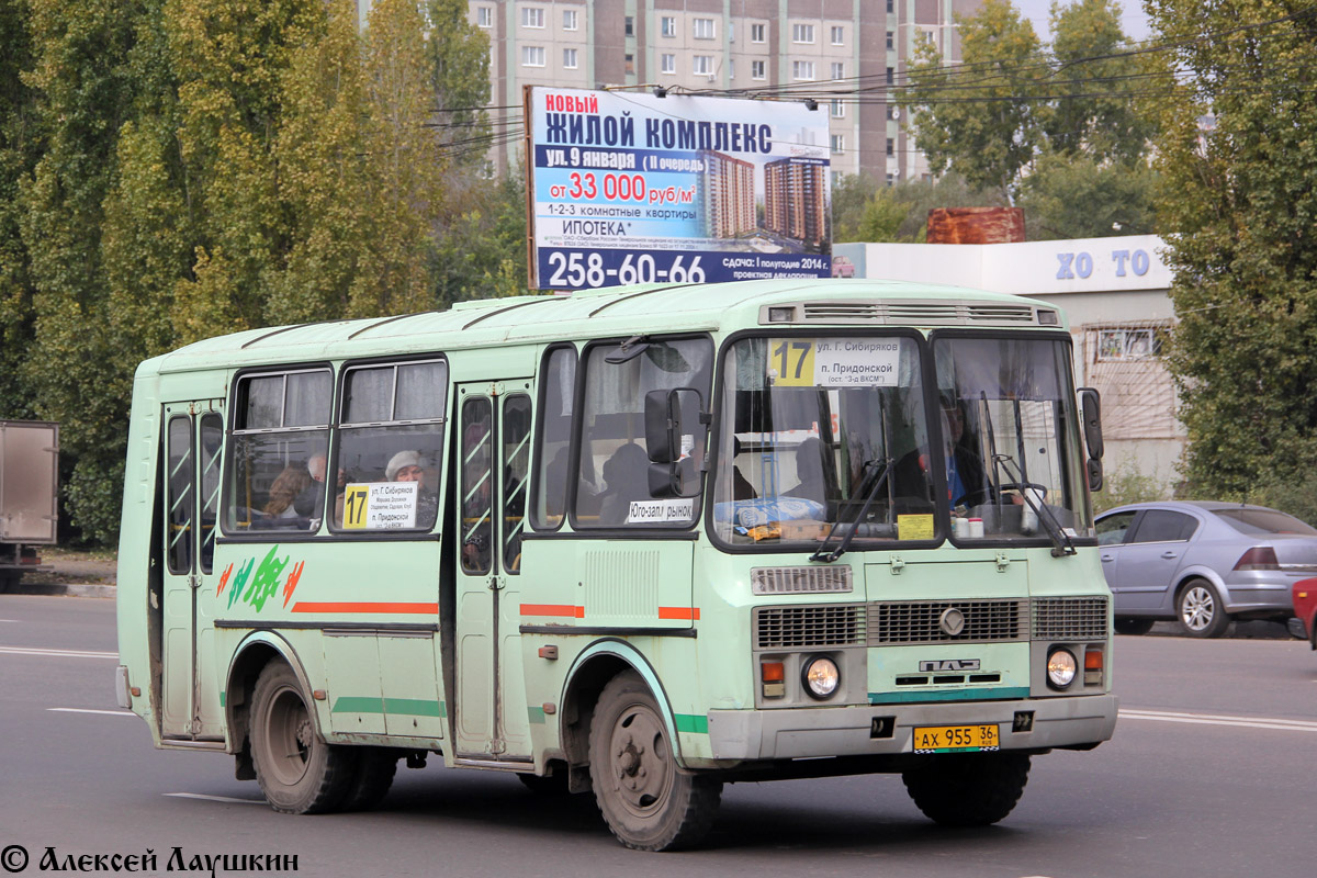 Воронежская область, ПАЗ-32054 № АХ 955 36