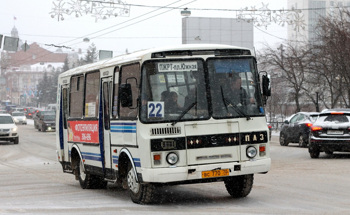 Томская область, ПАЗ-32051-110 № ВС 770 70