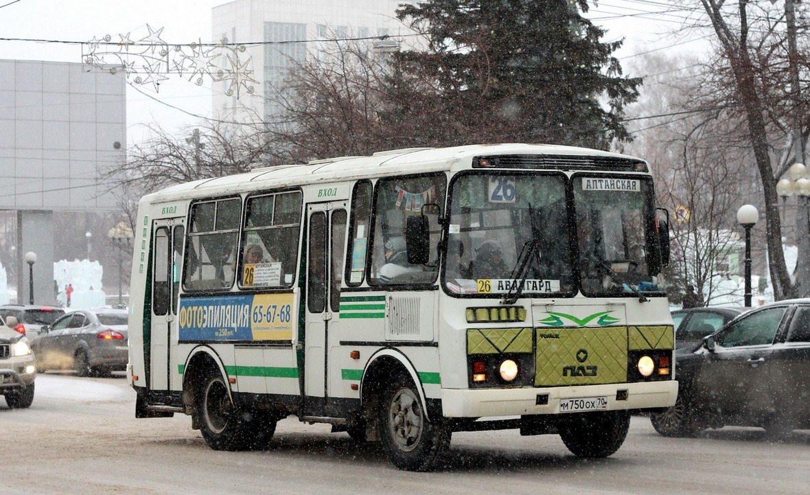 Томская область, ПАЗ-32051-110 № М 750 ОХ 70