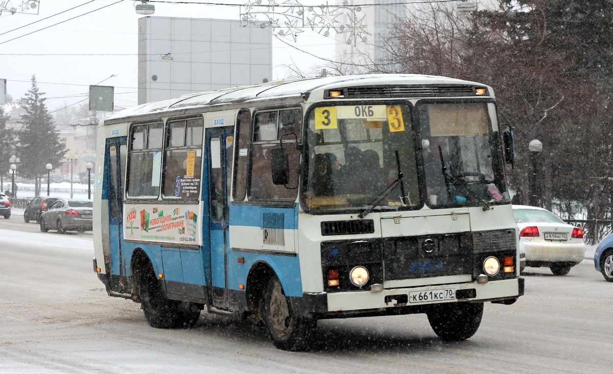 Томская область, ПАЗ-32051-110 № К 661 КС 70