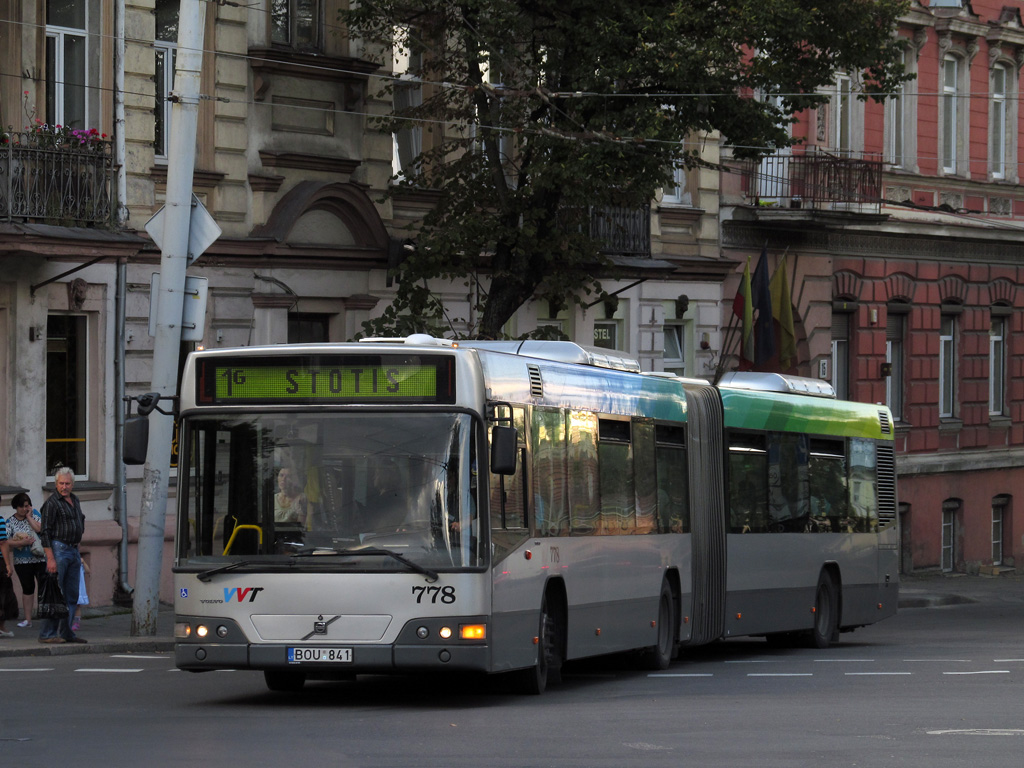 Литва, Volvo 7700A № 778