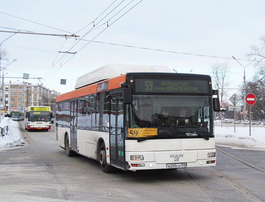 Пермский край, MAN A21 NL313 CNG № В 205 СН 159