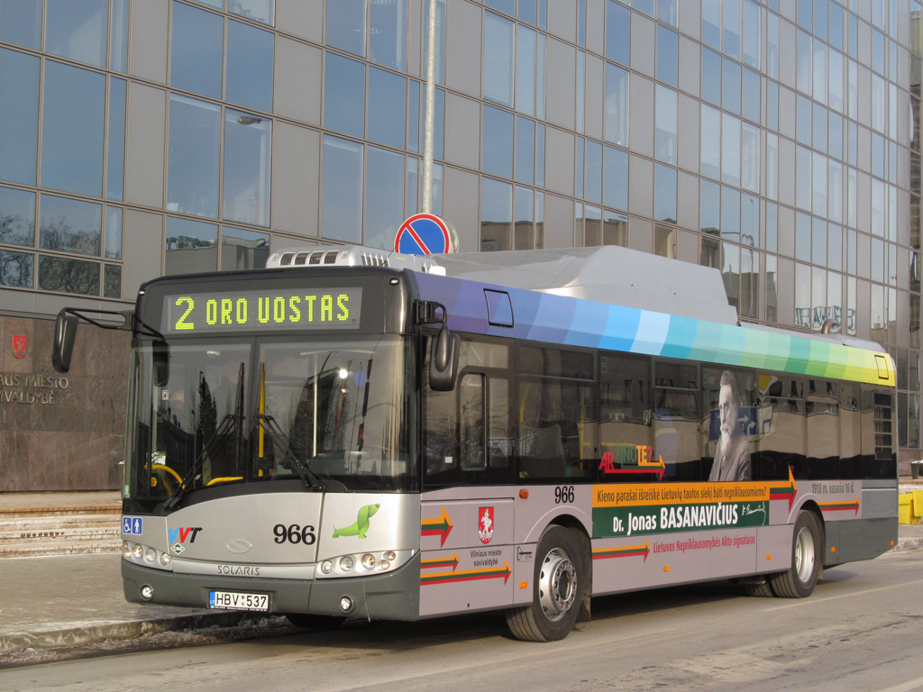 Литва, Solaris Urbino III 12 CNG № 966