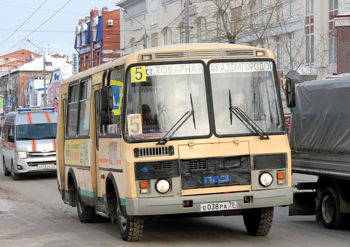 Томская область, ПАЗ-32054 № Е 038 РА 70