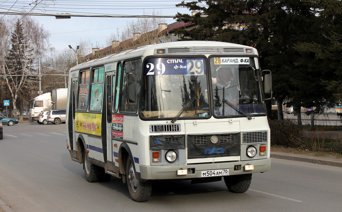 Томская область, ПАЗ-32054 № М 504 АМ 70