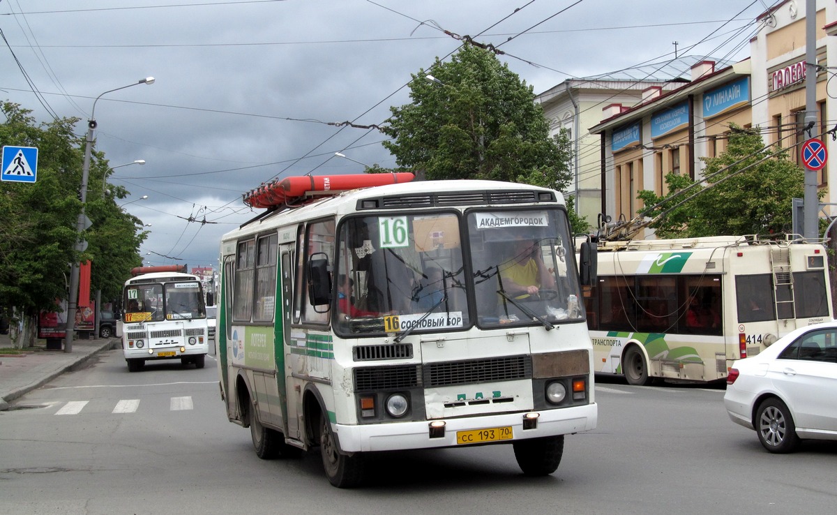 Томская область, ПАЗ-32051-110 № СС 193 70