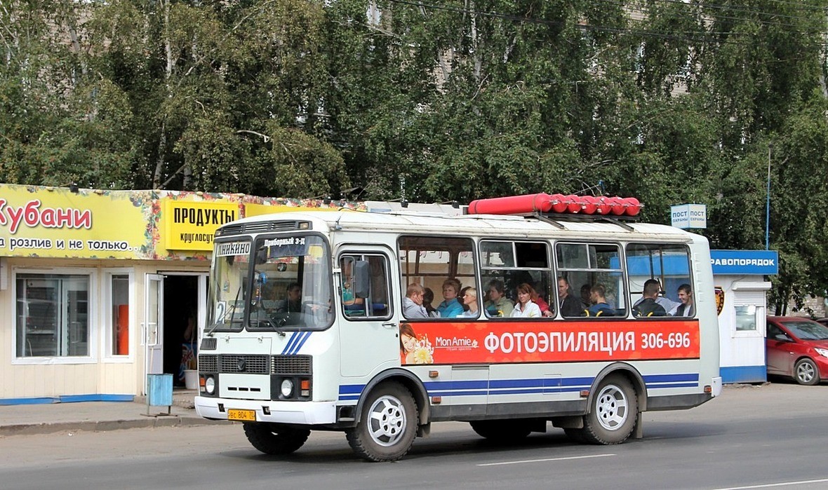 Томская область, ПАЗ-32054 № ВС 804 70