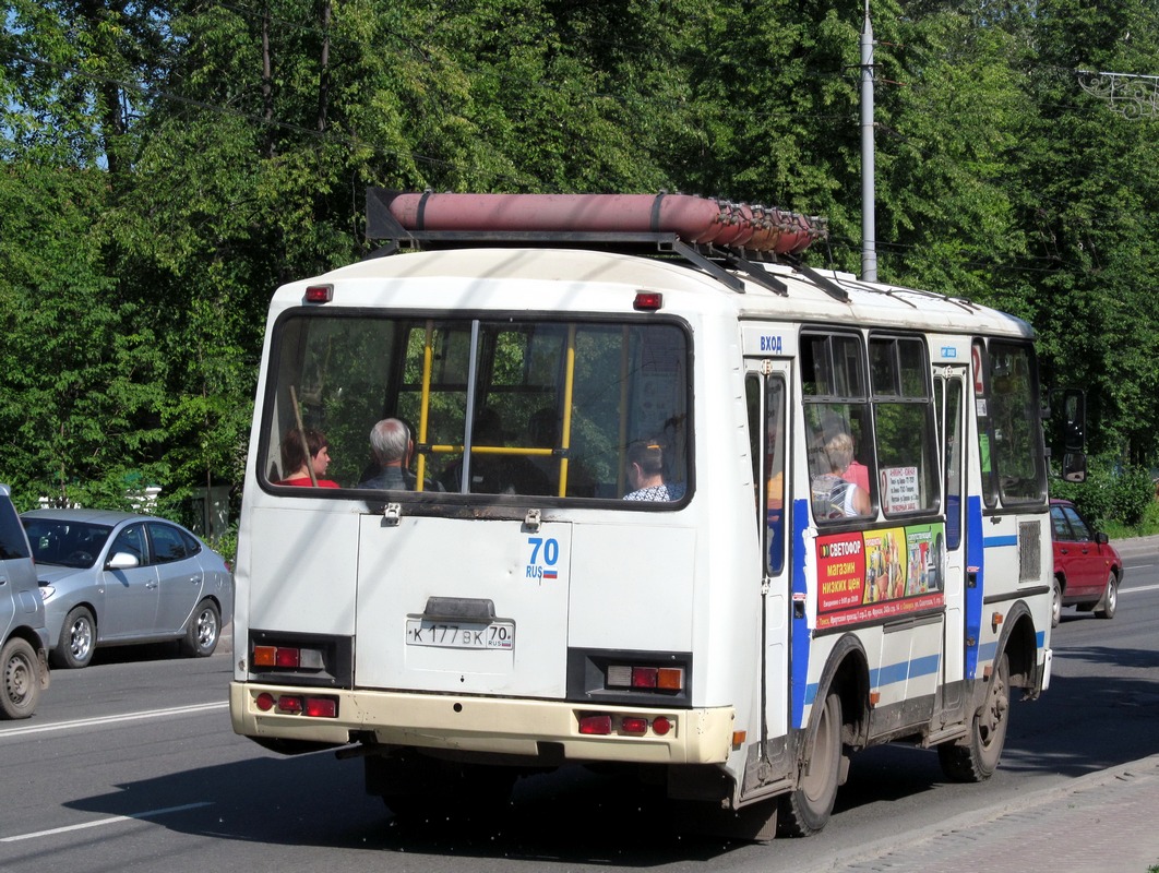 Томская область, ПАЗ-32054 № К 177 ВК 70