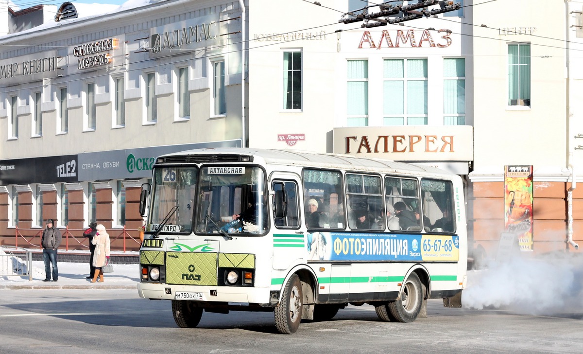 Томская область, ПАЗ-32051-110 № М 750 ОХ 70