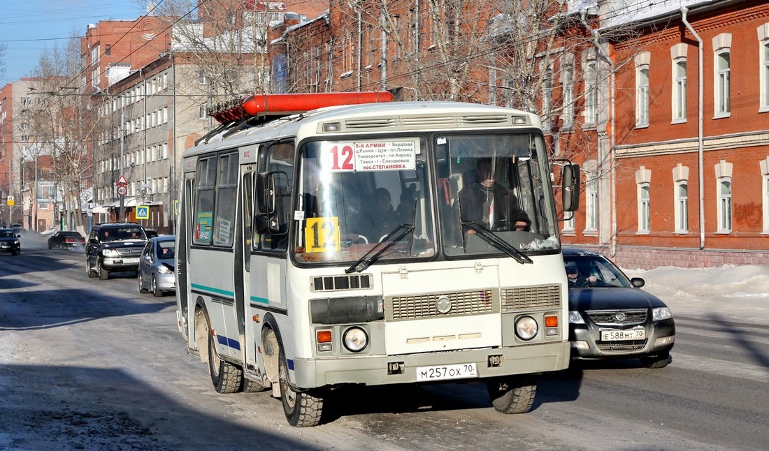 Томская область, ПАЗ-32053 № М 257 ОХ 70