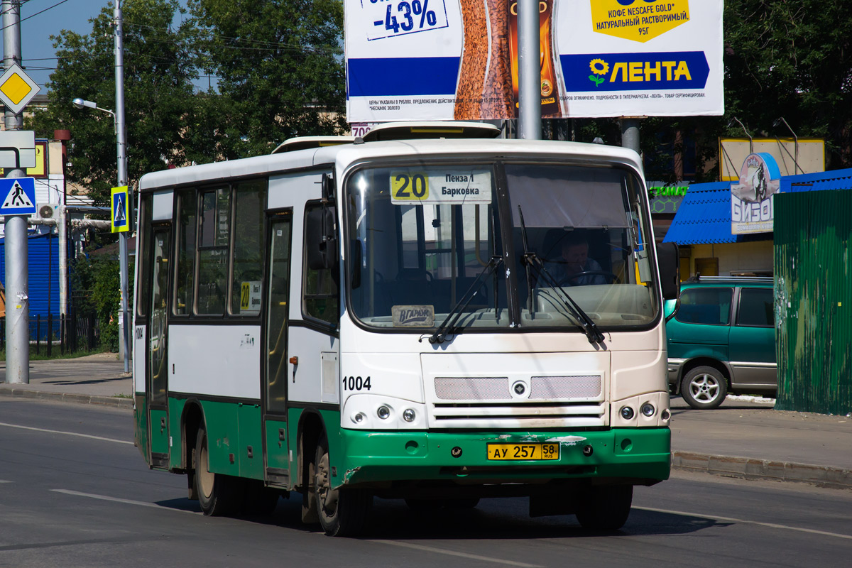 Пензенская область, ПАЗ-320402-03 № 1004