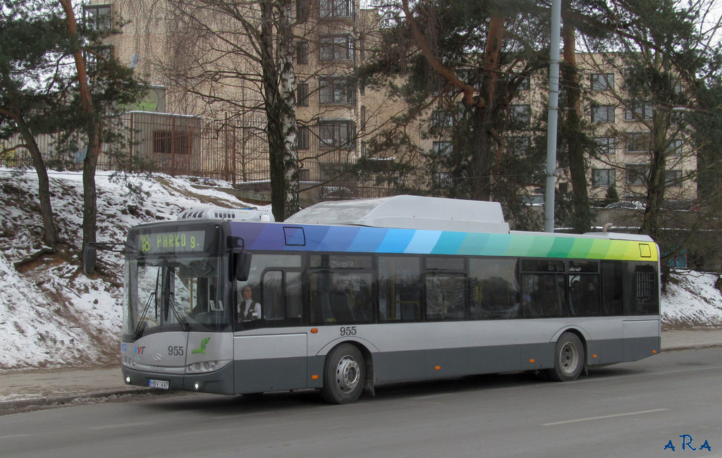 Литва, Solaris Urbino III 12 CNG № 955