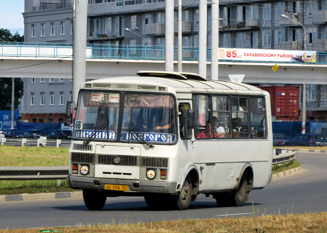 Нижегородская область, ПАЗ-32054 № АС 596 52