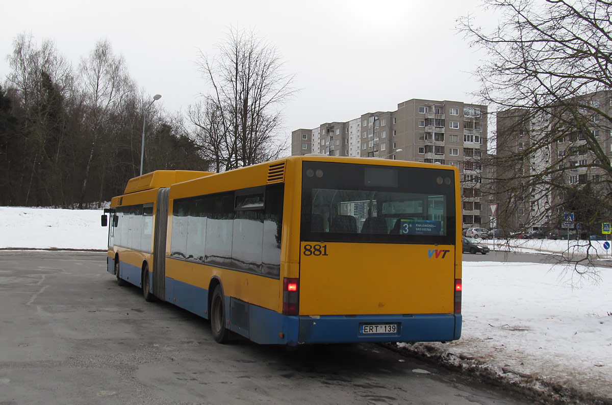 Литва, MAN A23 NG313 CNG № 881