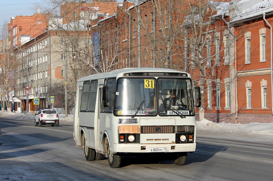 Томская область, ПАЗ-32054 № Е 800 МУ 70