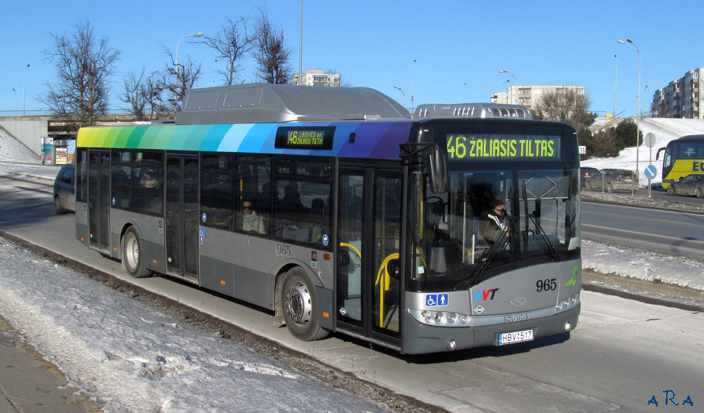 Литва, Solaris Urbino III 12 CNG № 965