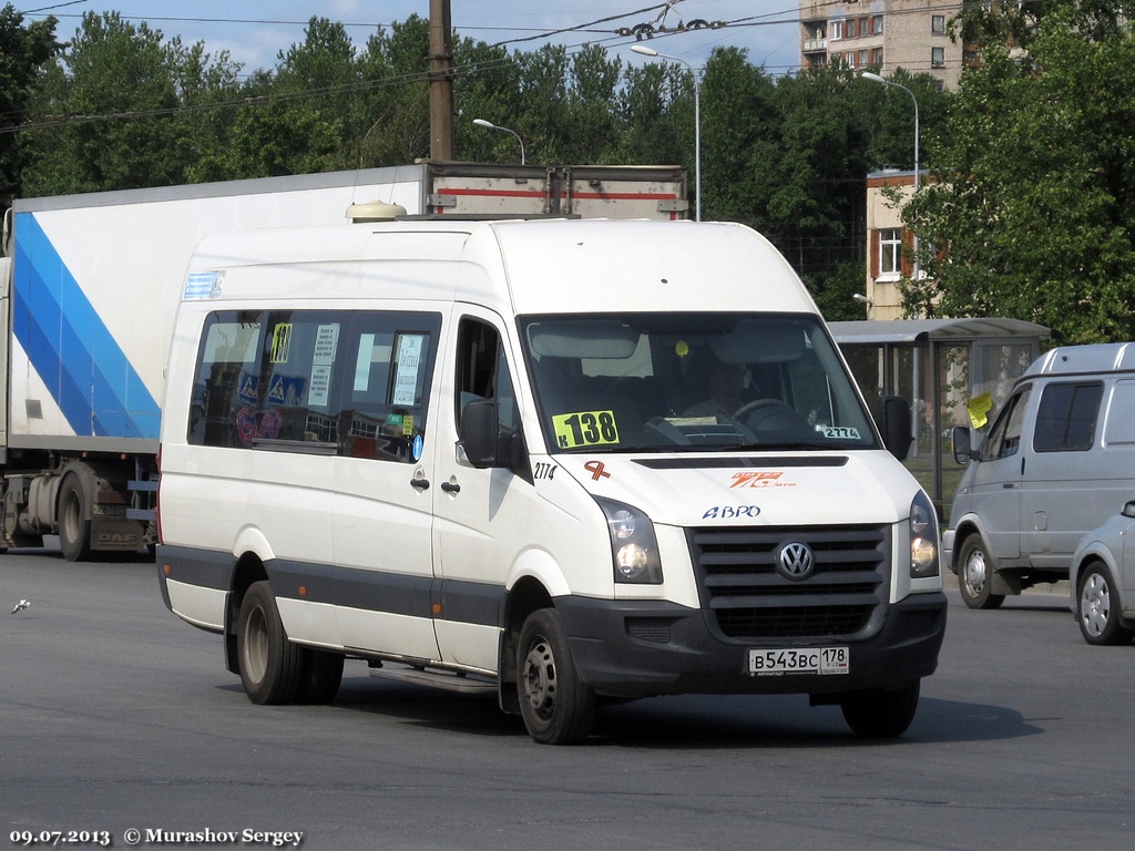 Санкт-Петербург, Луидор-22370C (Volkswagen Crafter) № 2774